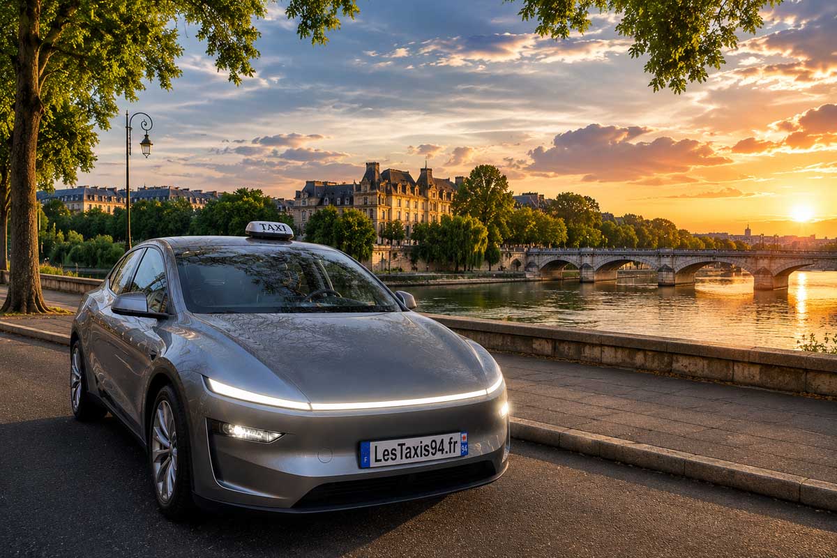 Un Taxi 94 gris (image générée par IA)